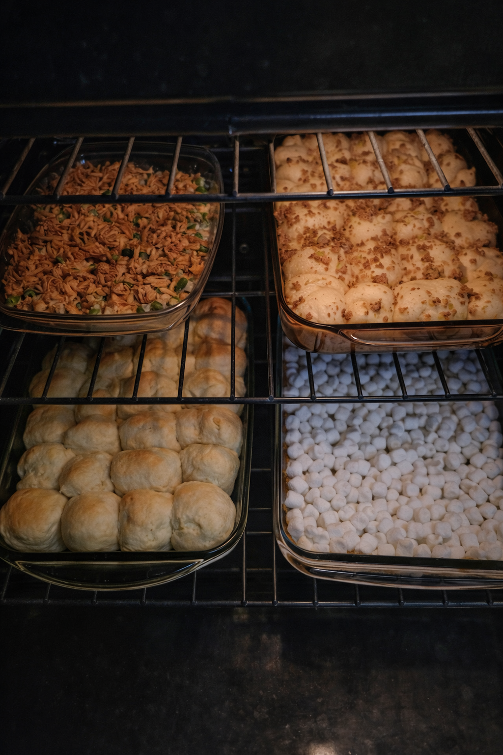 holding it together while nothing changes... too many dishes in the oven.